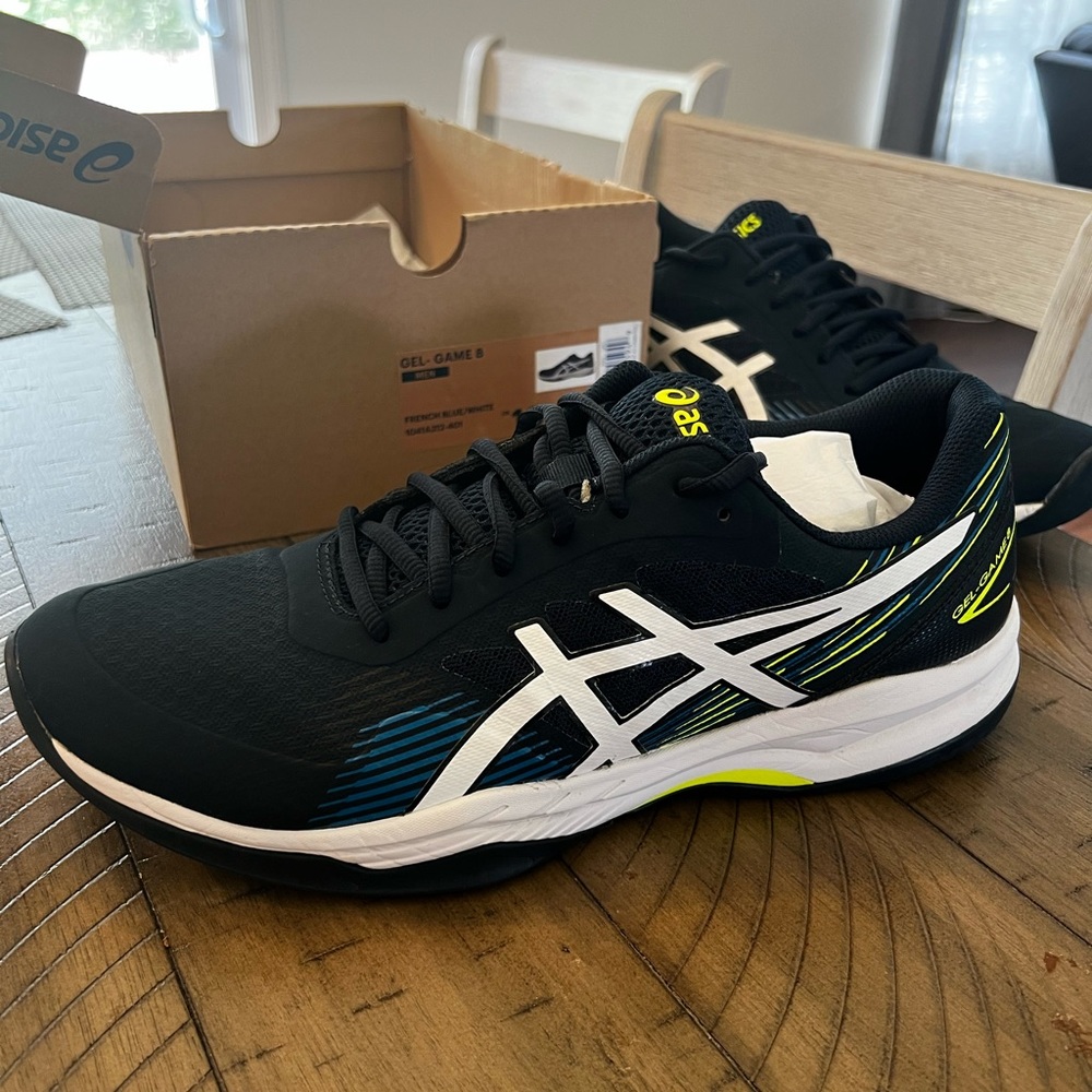Asics tennis gel game 8 shoes NWT